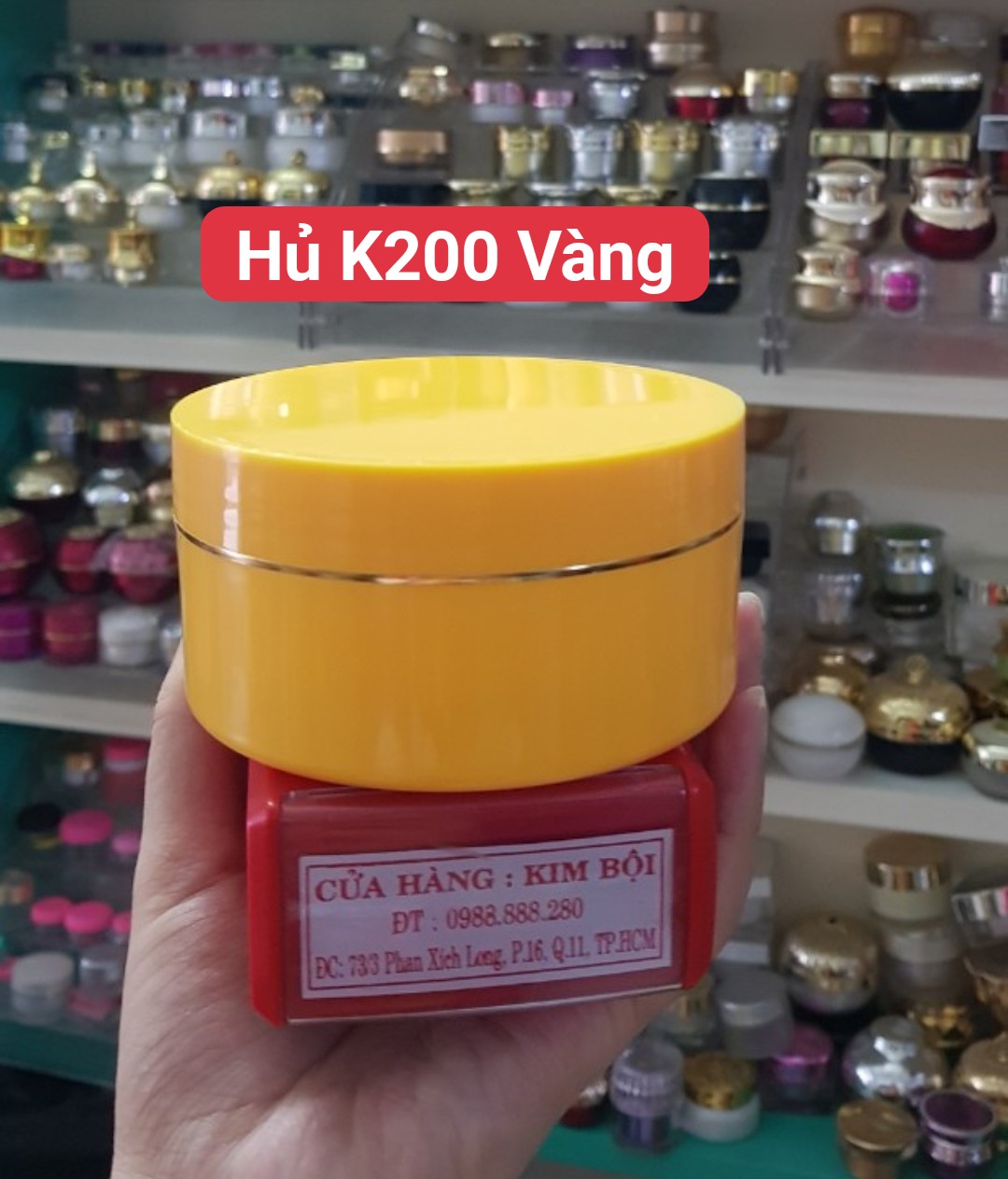 hủ đựng kem vàng